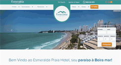 Desktop Screenshot of esmeraldapraiahotel.com.br